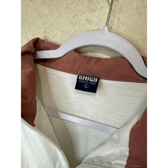 Vintage 90s Retro Shiwi Sports Wear Nylon Windbreaker Jacket Sz L - Picture 4 of 5